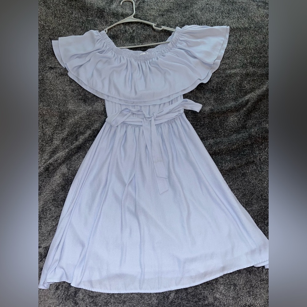Lush light blue dress